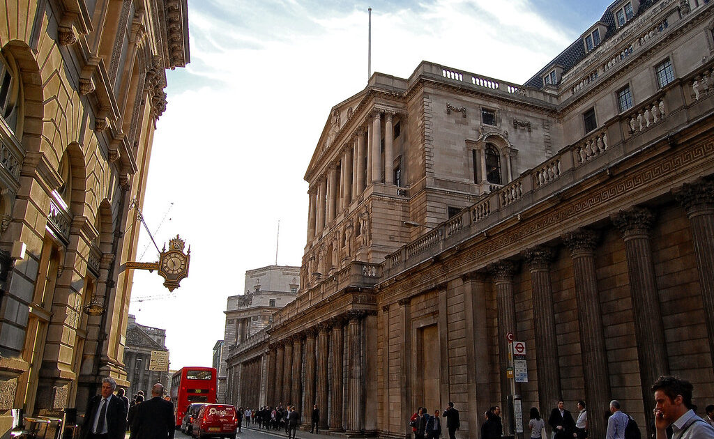 Bank of England Threadneedle Street London 1890 Baring Crisis financial panic