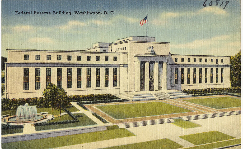 Federal Reserve Building Washington DC financial order