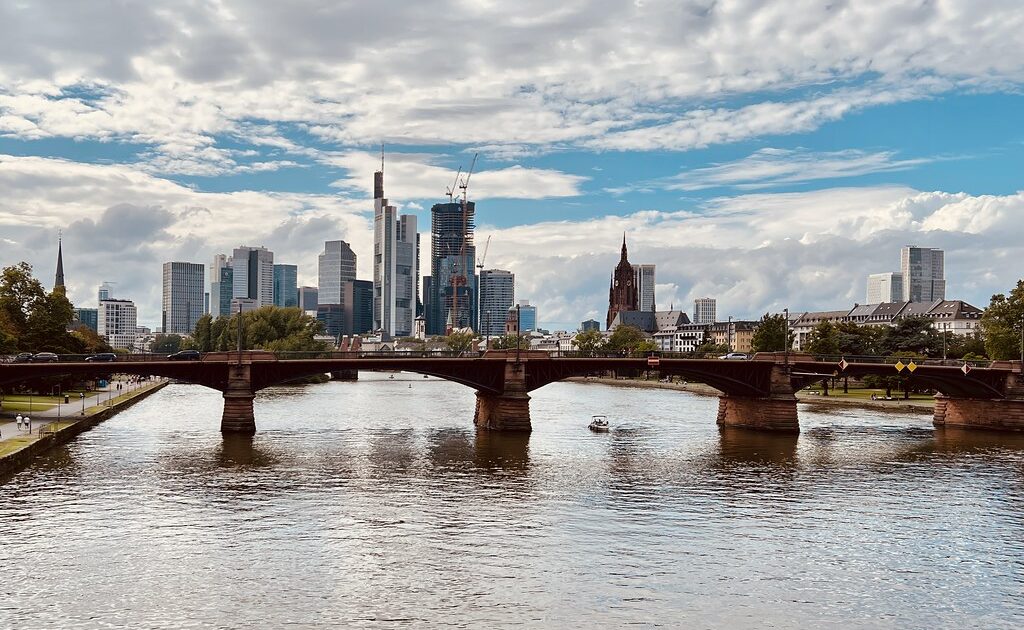 Frankfurt skyline Rothschild banking dynasty information network European finance