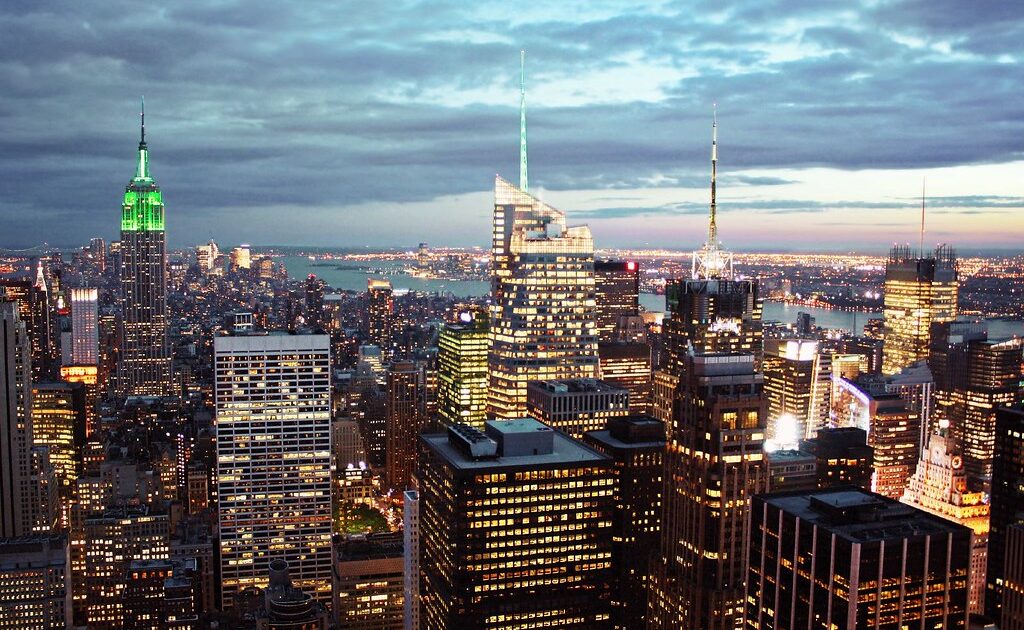 New York City skyline Wall Street private equity data center investment