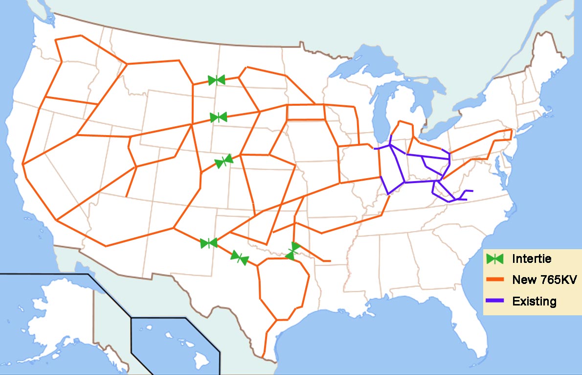 AWEA proposed US power super grid — the energy infrastructure backbone AI buildout requires