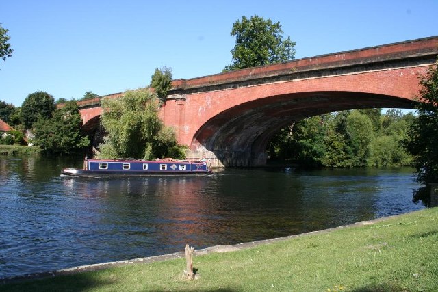 Brunel's Railway Bridge at Maidenhead, a landmark of Victorian railway engineering