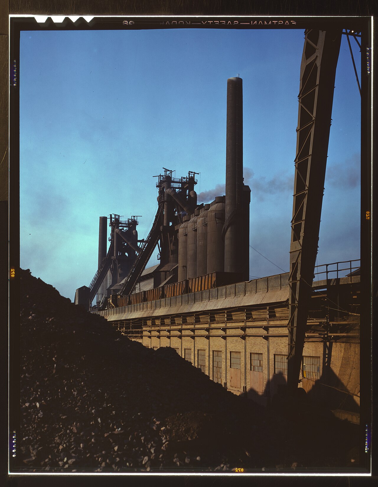 Carnegie Illinois Steel furnaces historical industrial production