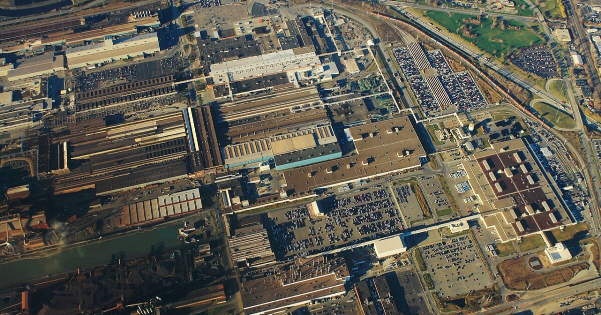 Ford River Rouge complex aerial factory industrial empire