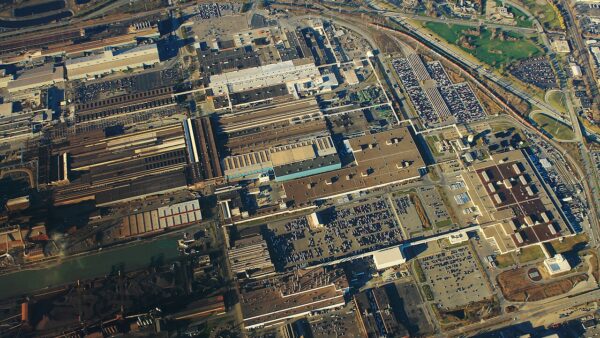 Ford River Rouge complex aerial factory industrial empire