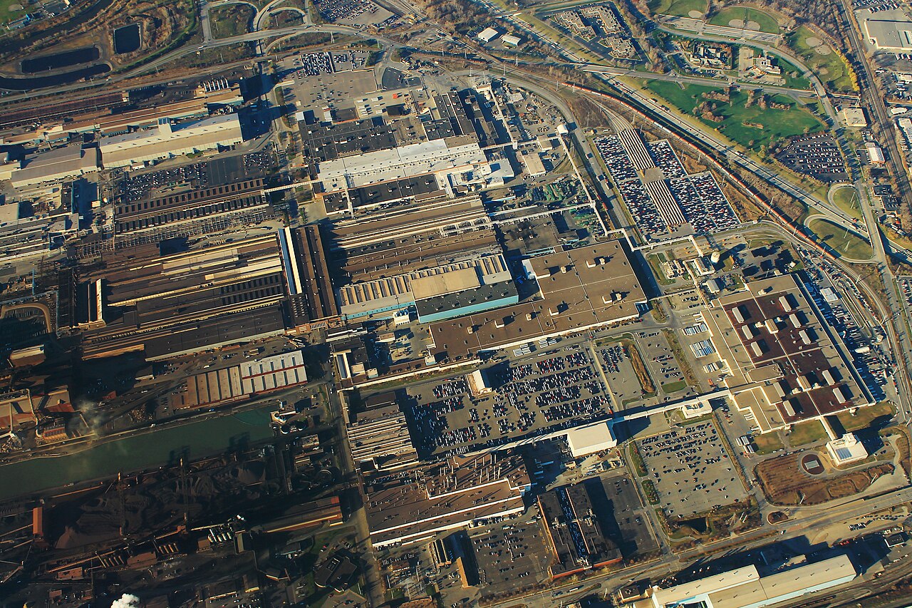 Ford River Rouge complex aerial industrial empire assembly line
