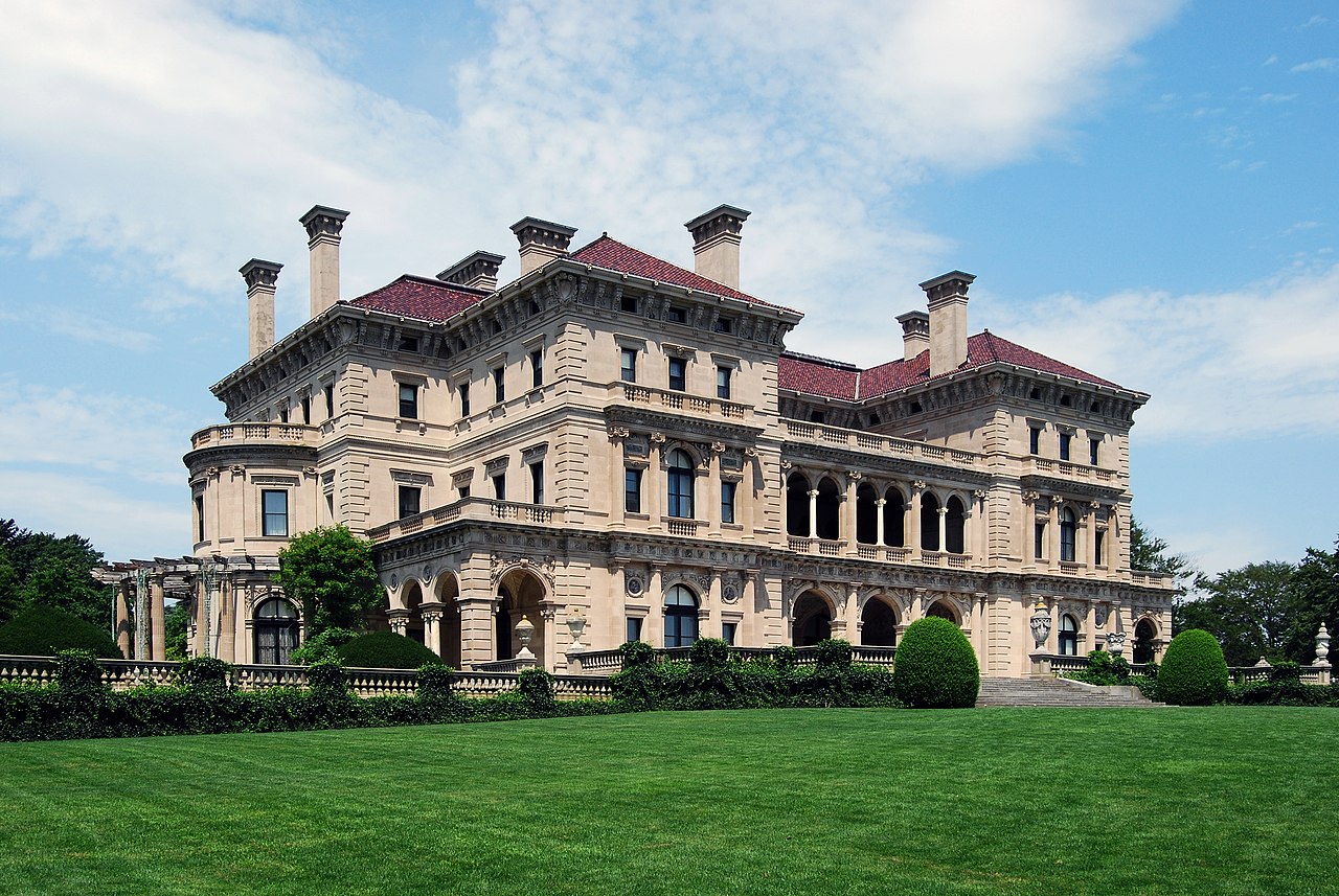 Gilded Age mansion Newport Rhode Island railroad wealth speculation