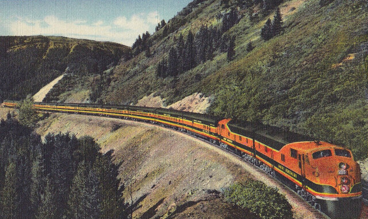Great Northern Railway Empire Builder locomotive James J Hill transcontinental railroad