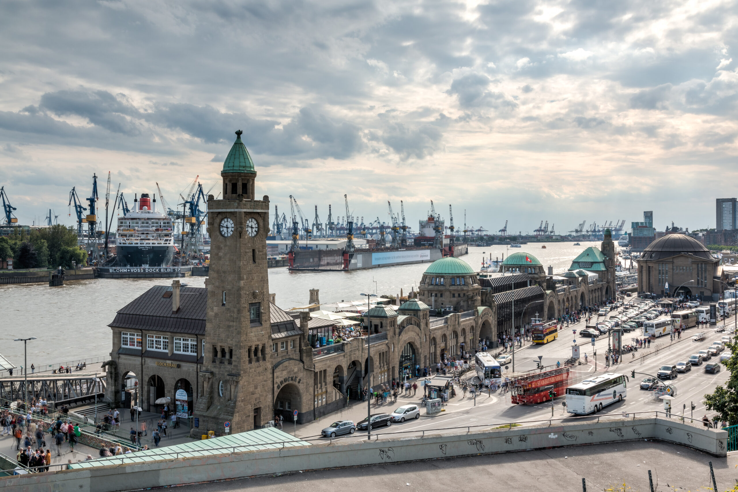 Hamburg harbor home of the Warburg banking dynasty