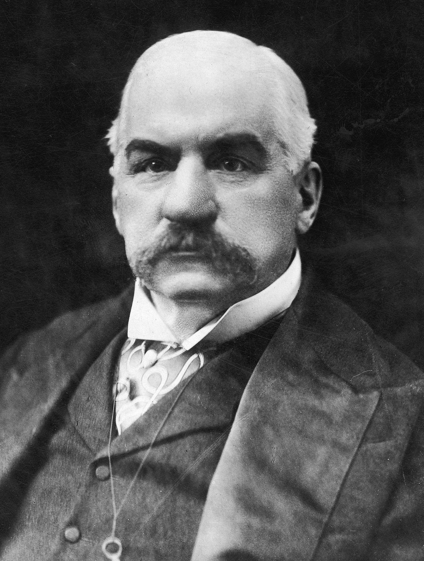 J.P. Morgan portrait banker who organized U.S. Steel in 1901