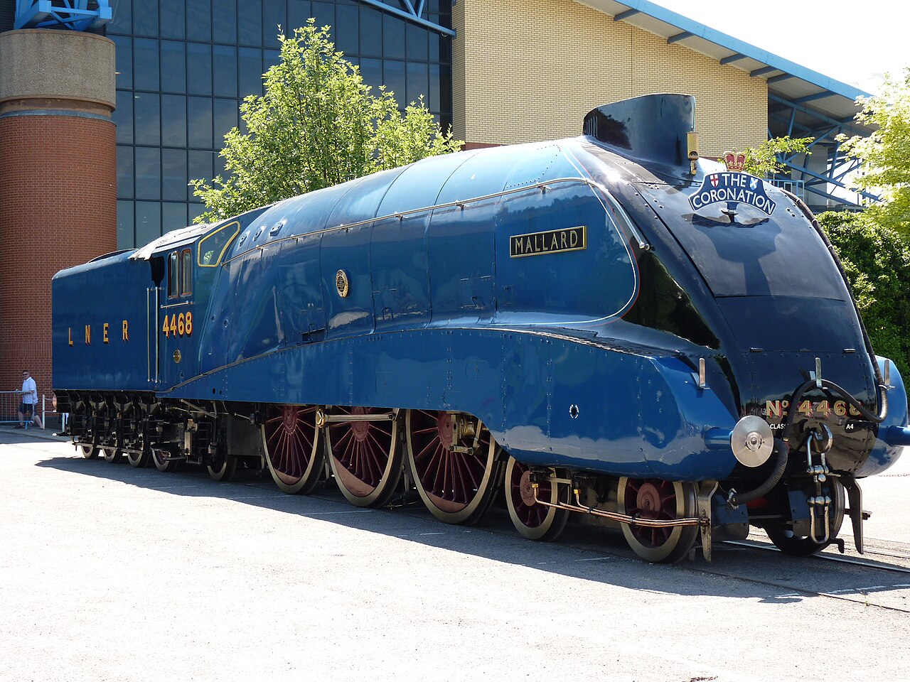 Mallard steam locomotive Victorian era railroad industrial empire