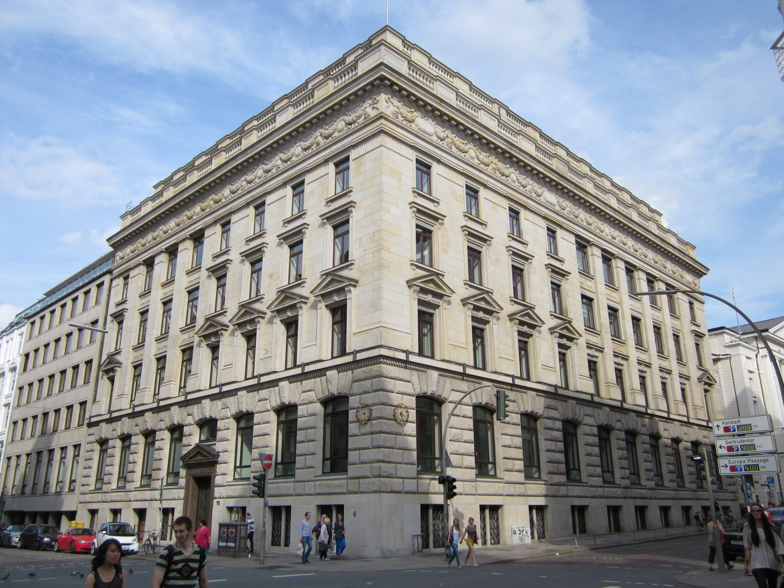 M.M. Warburg & Co. bank building Hamburg Ferdinandstrasse