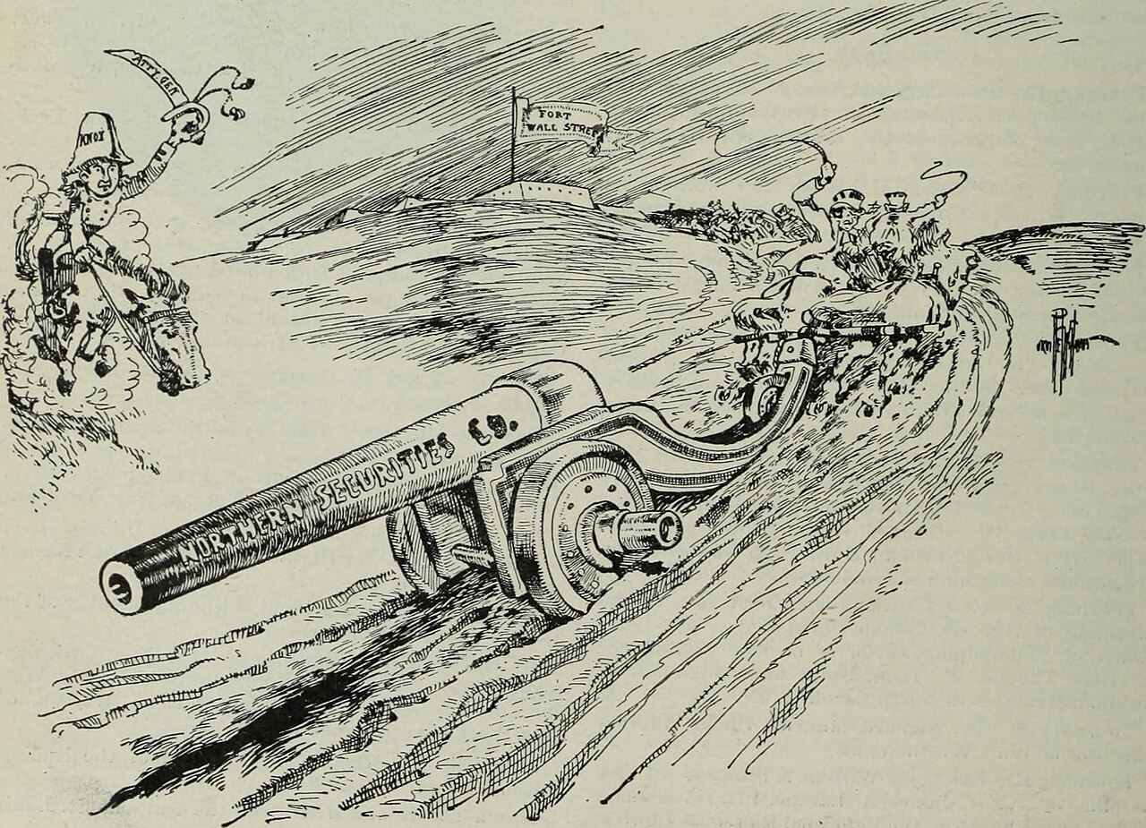 Northern Securities Company review 1901 railroad trust Wall Street antitrust