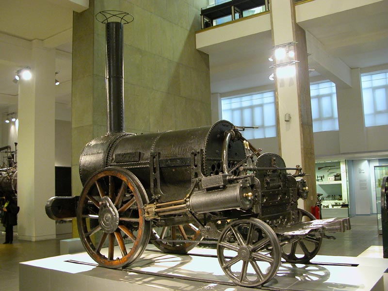 Stephenson's Rocket, the pioneering steam locomotive that launched the railway age
