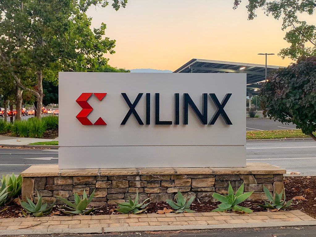 Silicon Valley chip company headquarters representing the semiconductor industry