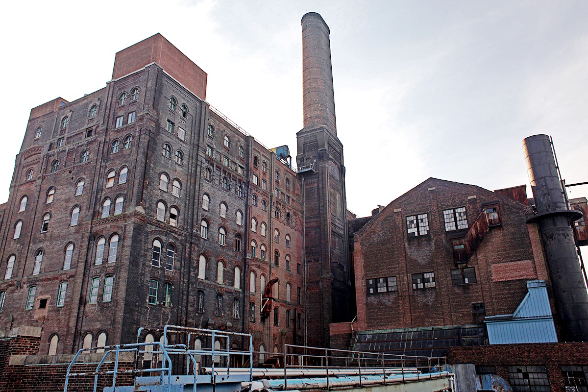 The historic Domino Sugar refinery — one of the surviving physical monuments to the sugar refining industry that Havemeyer consolidated into the American Sugar Refining Company
