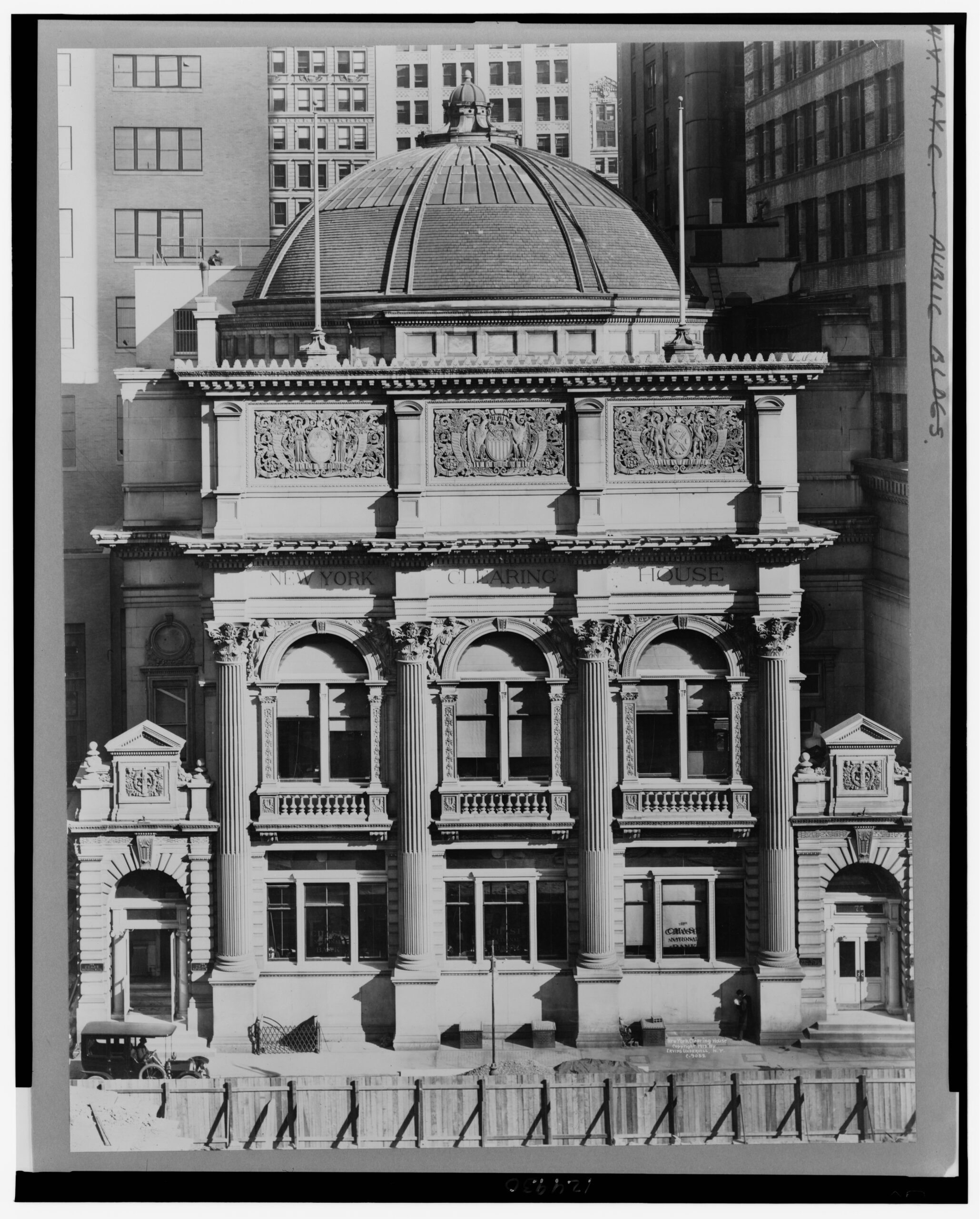 The New York Clearing House building — the center of private banking coordination before the Federal Reserve existed