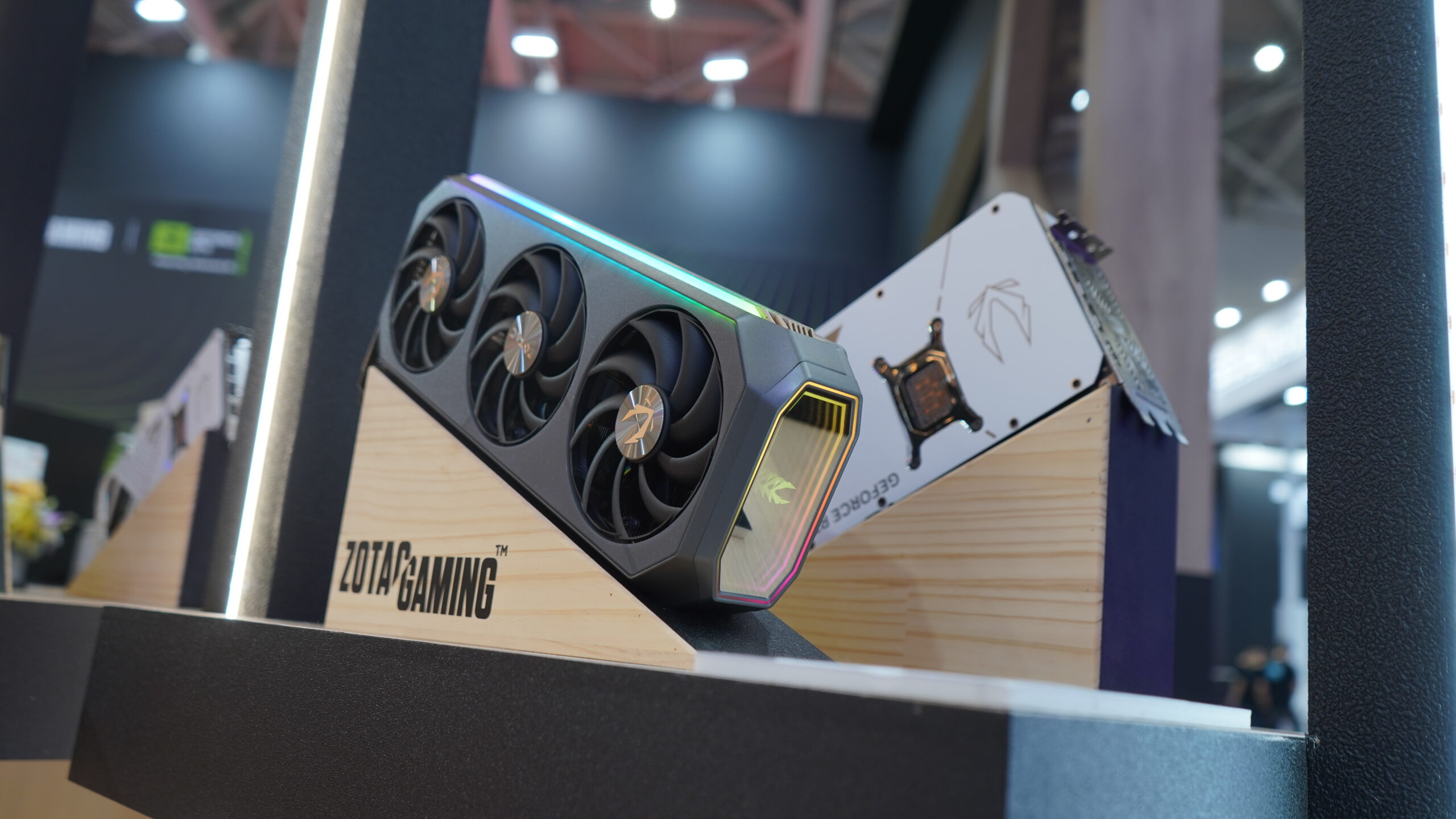 An Nvidia RTX 50-series GPU — but the real bottleneck in AI acceleration is not the GPU itself, it is the high-bandwidth memory that feeds it data